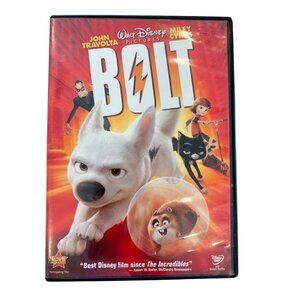 Bolt Walt Disney Pictures DVD Movie Family Adventure Movie Pre-Owned